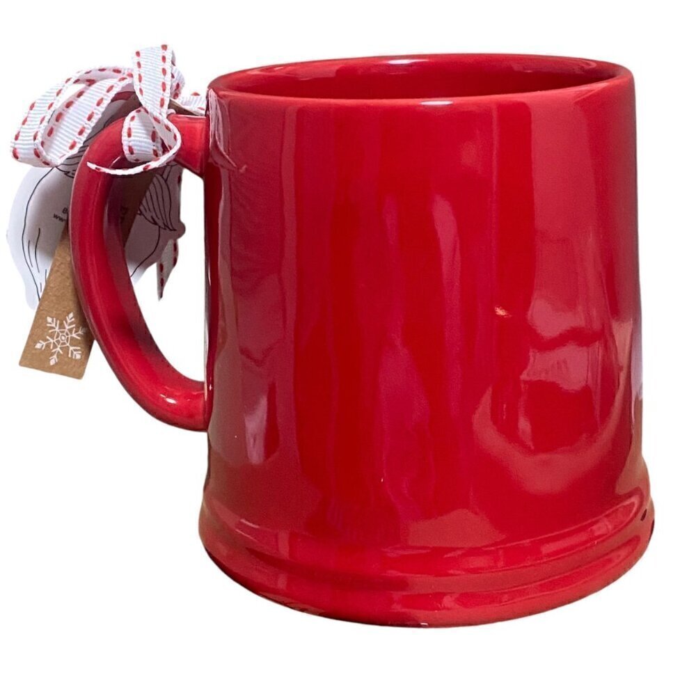 NEW Rae Dunn MERRY CHRISTMAS Red Ceramic Mug - Picture 4 of 5